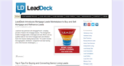 Desktop Screenshot of leaddeck.com