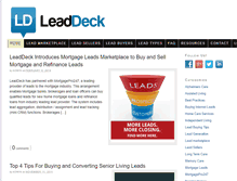 Tablet Screenshot of leaddeck.com